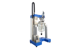 升降翻转玻璃反应釜实验室实拍图