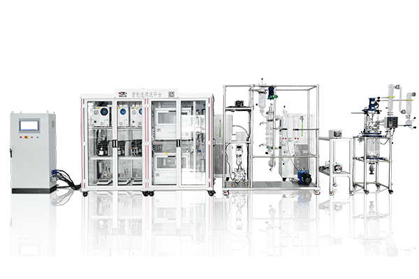 连续流硝化反应装置实验室实拍图