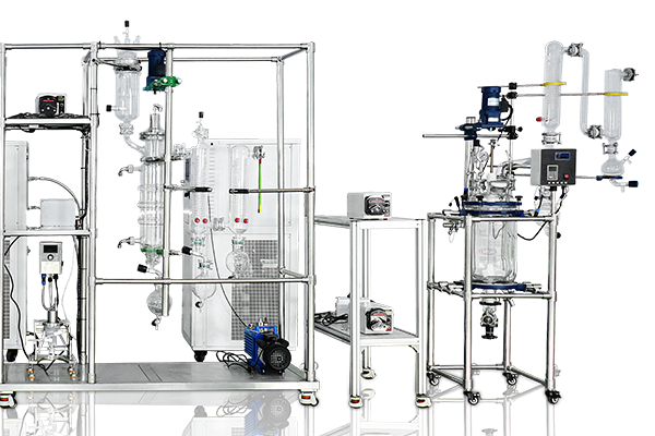 连续流硝化反应装置实拍图