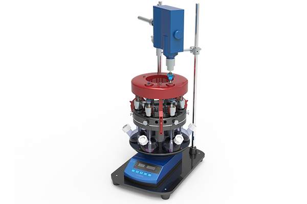 HT-PS6-A六位机械搅拌平行合成仪实验室实拍图