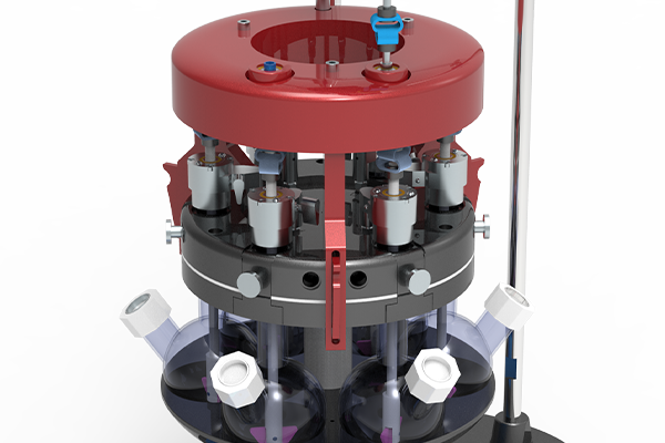机械搅拌平行合成仪实拍图