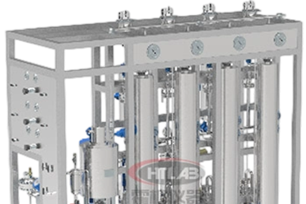 管式连续反应设备实拍图