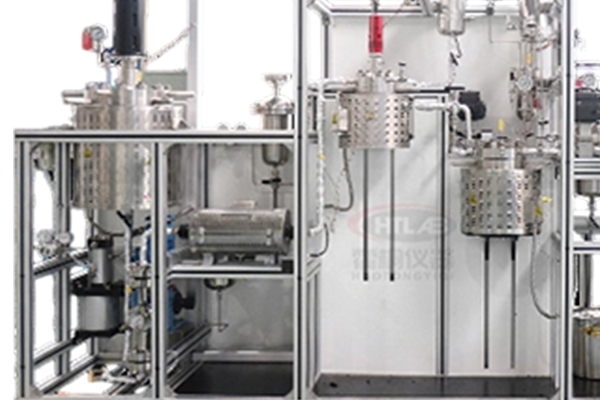 中试反应装置实拍图