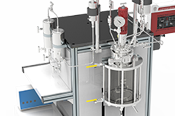 全透明反应装置实拍图