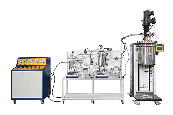 中试反应装置实拍图