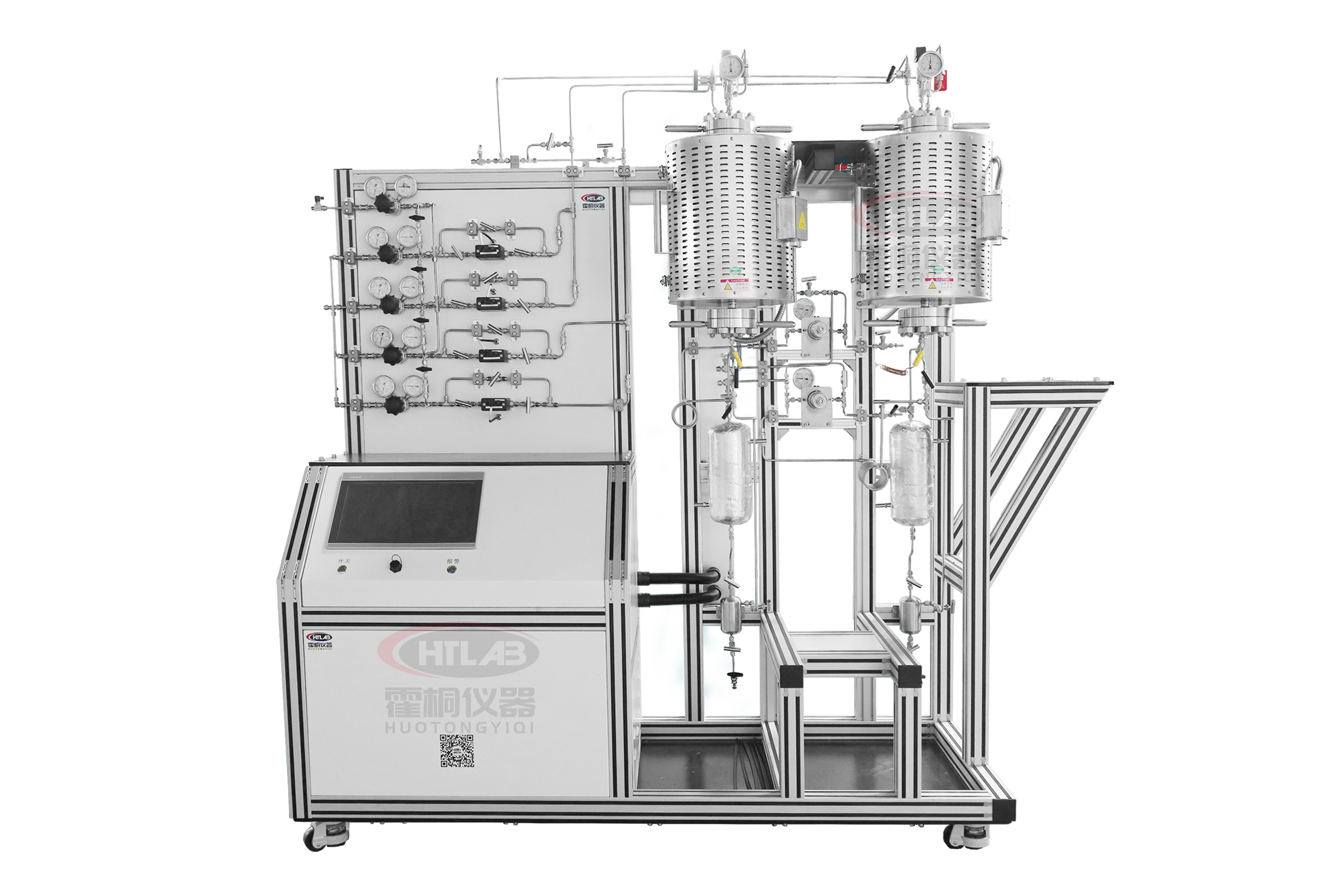 双通道固定床反应装置
