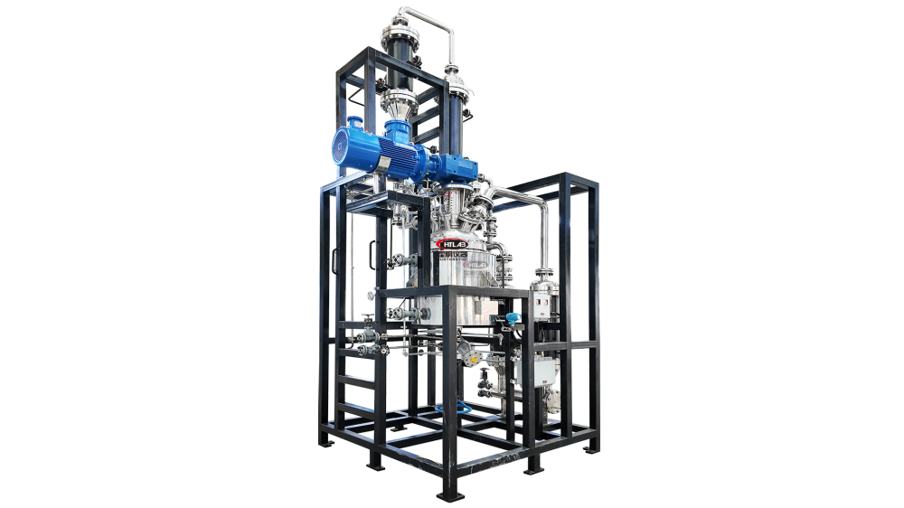 霍桐酯化缩聚一体化反应装置：100L中试+螺带框式搅拌+防爆电伴热，破解PET/PLA高粘度缩聚放大难题