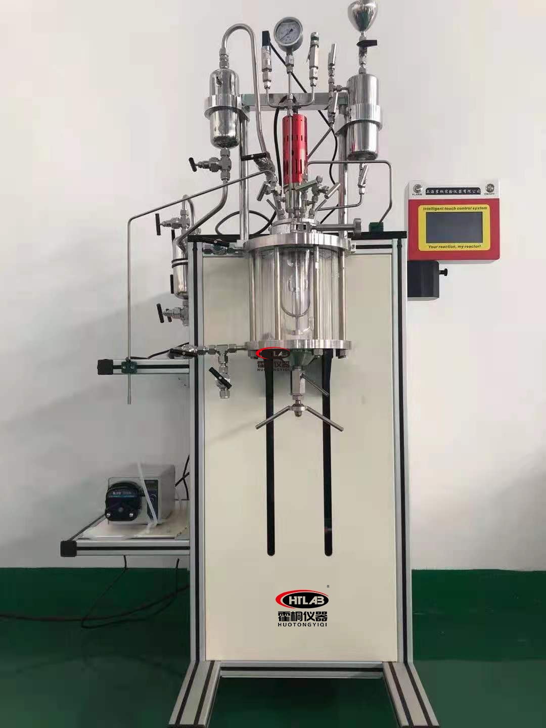 霍桐仪器全透明自动升降反应釜实拍